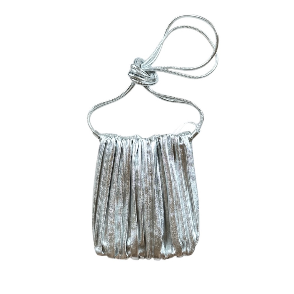 NWT COS Scallop Crossbody Bag - Sliver